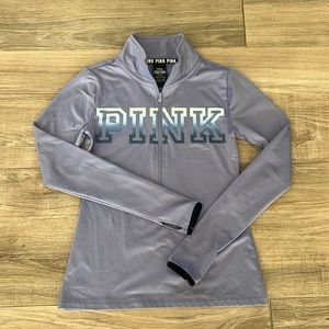 Victorias Secret Pink Half Zip light purple- size XS